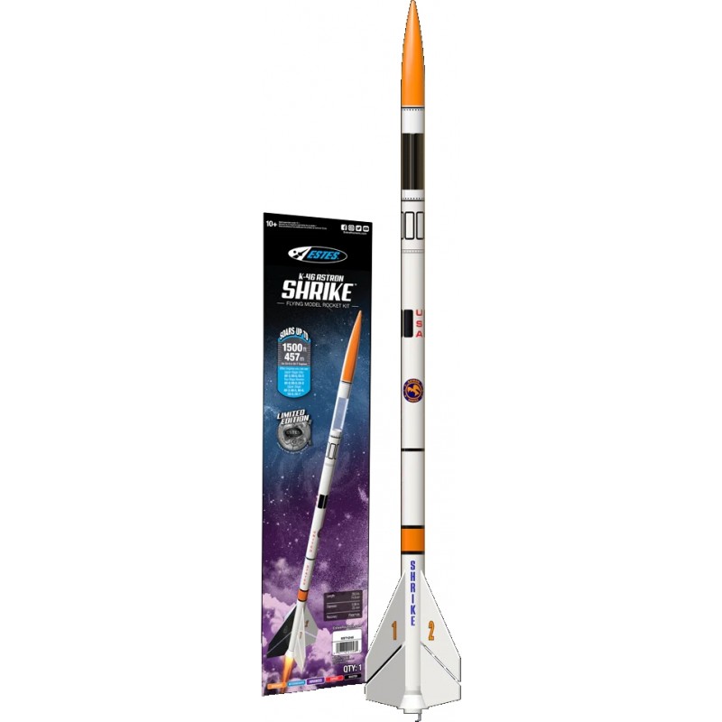 Estes K-46 Astron Shrike | Model Rocket Kit | AC Supply